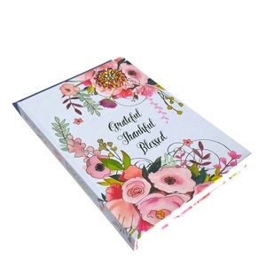 Pooch & Sweetheart Grateful & Blessed Brooch Embellished Hardcover Journal 76445